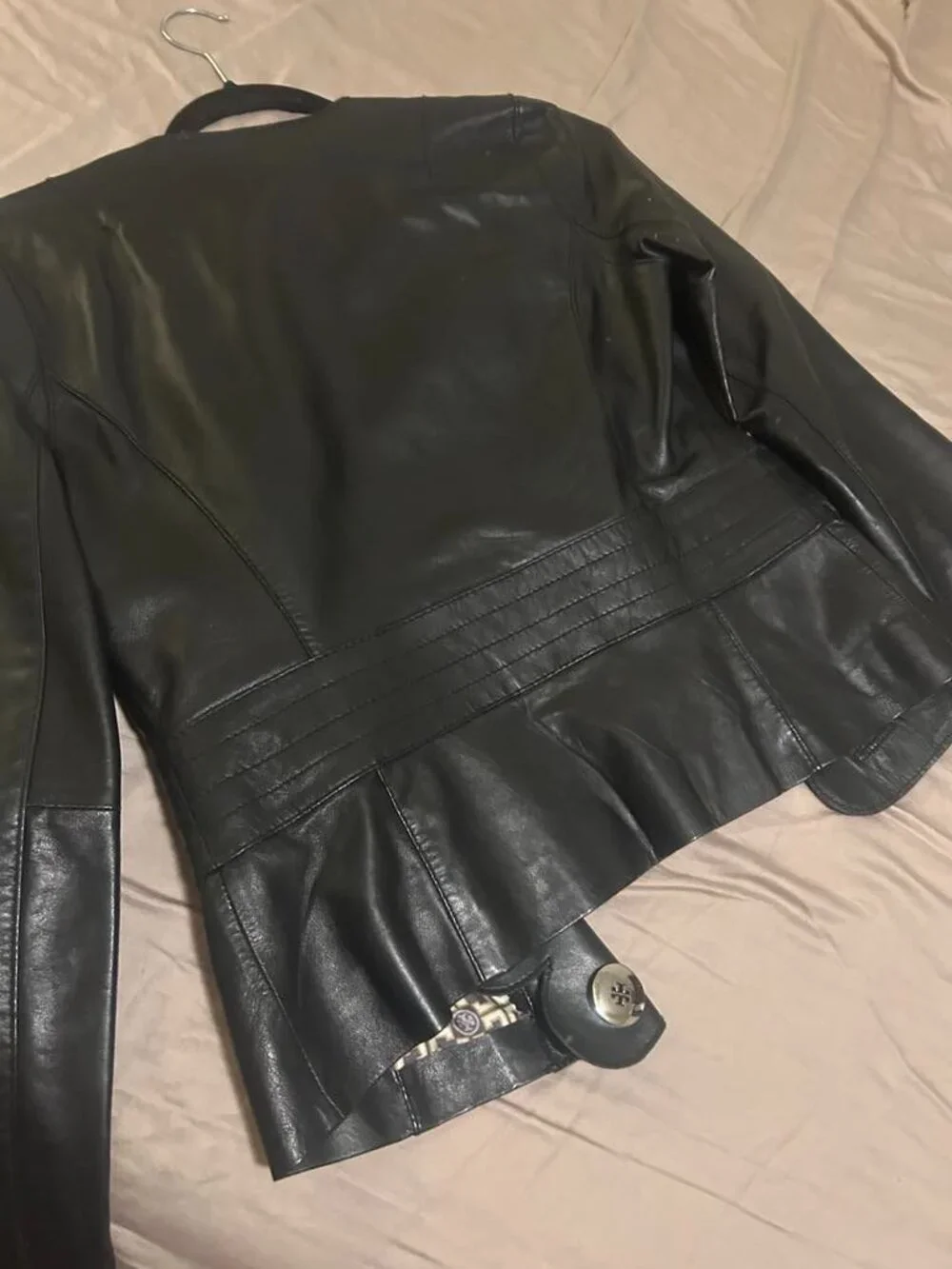 Tory Burch Authentic Leather Cordelia Jacket 4